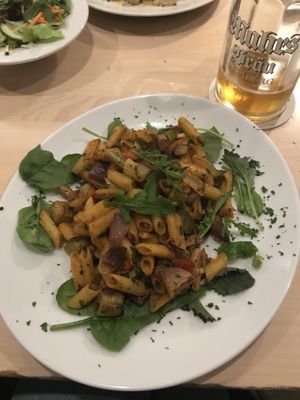 Nudeln mit mediterranem Gemüse at Hofcafe in Bamberg
