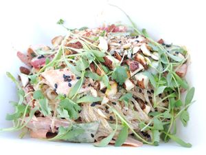 Sesame kelp noodles at Make Out in Culver City