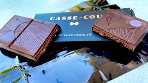New chocolate from Matthew Kenny  at Make Out in Culver City
