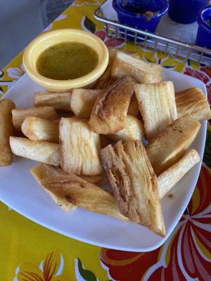 Yuca fries   at Cafe Verde in New Smyrna Beach