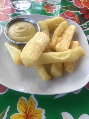Yuca fries! A MUST TRY at Cafe Verde in New Smyrna Beach