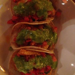 Tofu tacos at Cafe Verde in New Smyrna Beach