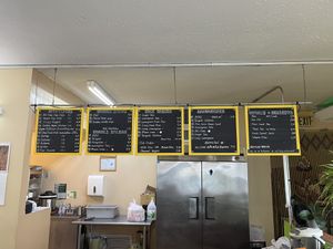 The menu at All Chay in Salt Lake City