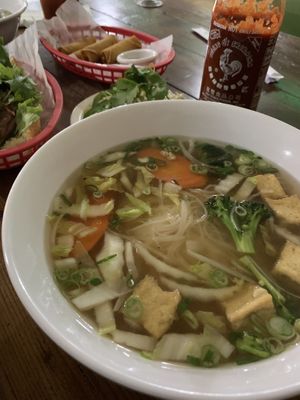 Veggie and tofu pho  at All Chay in Salt Lake City