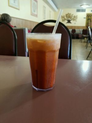 Thai tea. Amazing! at All Chay in Salt Lake City