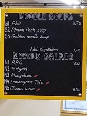 Current Menu 2/5 at All Chay in Salt Lake City