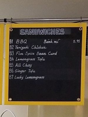 Current Menu 4/5 at All Chay in Salt Lake City