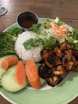 Ginger tofu  at All Chay in Salt Lake City