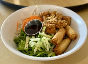 Lemongrass tofu noodles  at All Chay in Salt Lake City