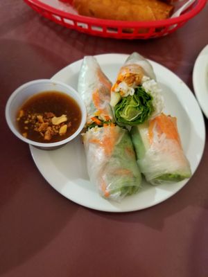 Spring rolls at All Chay in Salt Lake City