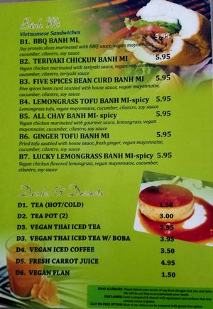 Menu [April 2019] (6/6) at All Chay in Salt Lake City