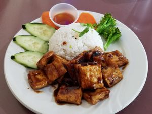 Ginger Tofu at All Chay in Salt Lake City