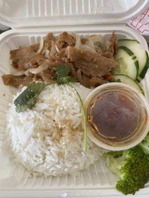 Teriyaki rice  at All Chay in Salt Lake City