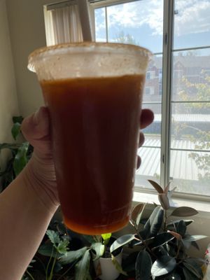Thai iced tea ☕️  at All Chay in Salt Lake City