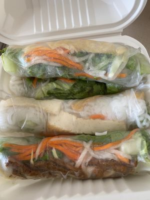 Four seasons rolls  at All Chay in Salt Lake City