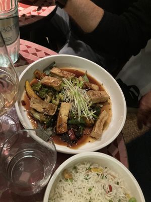 goji tofu rice  at VEVAY in Frankfurt