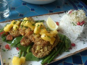 Goji-Cashew-Reis
Mit gebratenem Teryaki-Tofu, gegrillter Zucchini at VEVAY in Frankfurt