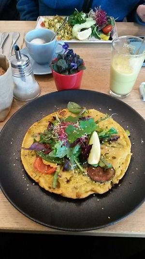 Vegan Omlette at VEVAY in Frankfurt