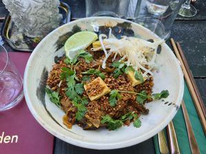 Pad thai at Vegan Ramen Shop - Finlandzka in Warsaw