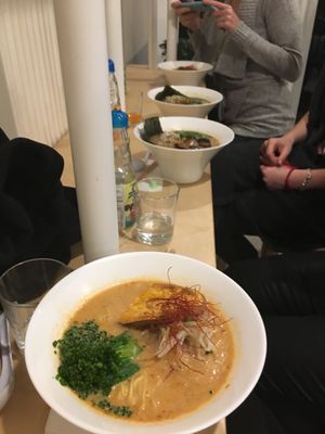 delicious spicy ramen at Vegan Ramen Shop - Finlandzka in Warsaw