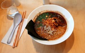 Creamy ramen at Vegan Ramen Shop - Finlandzka in Warsaw