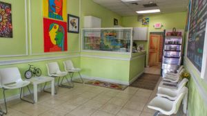store interior at Organic Express Juice Bar in Boca Raton