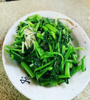 Spinach  at Zhēn Hǎo Wèi SùShí 真好味素食 in Kaohsiung