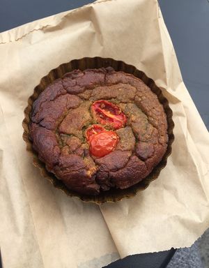 Savoury muffin   at Nourish Cafe - Richmond District in San Francisco