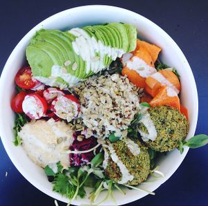 Nourish Salad with Falafel at Nourish Cafe - Richmond District in San Francisco
