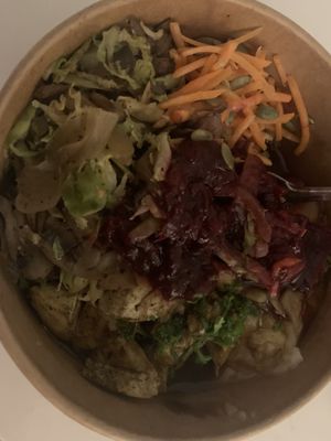 Holiday Bowl at Naked Cafe in Kelowna