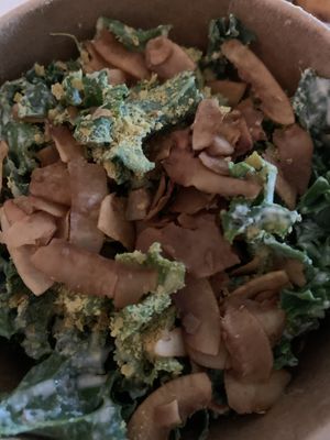 Kale Caesar  at Naked Cafe in Kelowna