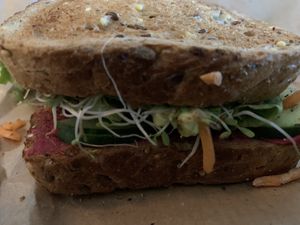  Veggie Sandwich  at Naked Cafe in Kelowna