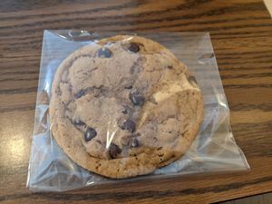 Chocolate-chip cookie at Naked Cafe in Kelowna