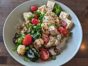 Buddha Bowl at Naked Cafe in Kelowna