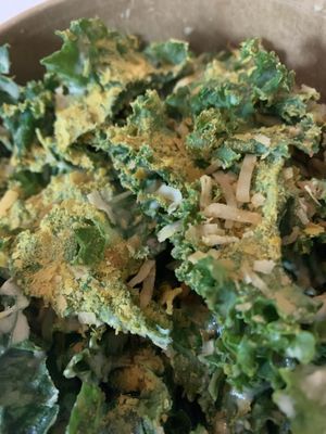 Kale Caesar Salad  at Naked Cafe in Kelowna