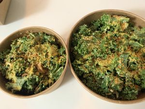 Small and Large  Caesar Salad   at Naked Cafe in Kelowna