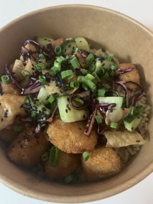 Chili Seitan   at Naked Cafe in Kelowna