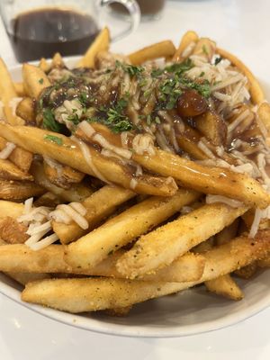 Poutine indulgence (May 27/23)  at Naked Cafe in Kelowna