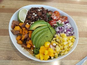 Gia Bonita bowl at Naked Cafe in Kelowna