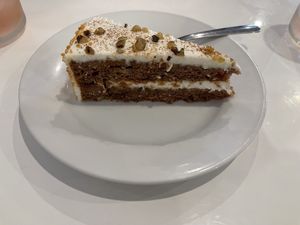 Carrot cake   at Naked Cafe in Kelowna