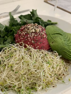 Beer humus   at Naked Cafe in Kelowna