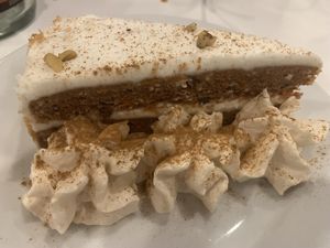 Carrot Cake  at Naked Cafe in Kelowna