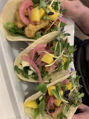 Cauliflower Tacos  at Naked Cafe in Kelowna