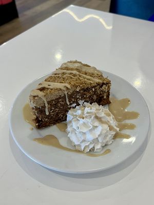 Queen Elizabeth Cake  at Naked Cafe in Kelowna