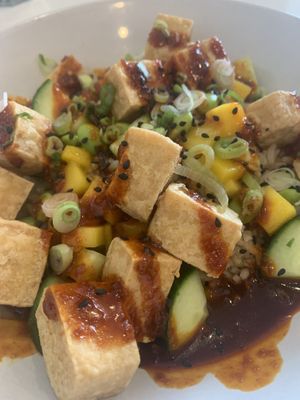 Tofu bowl  at Naked Cafe in Kelowna