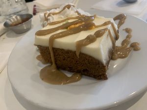 Carrot cakee  at Naked Cafe in Kelowna