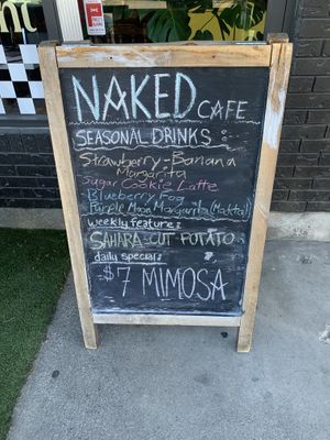 Specials   at Naked Cafe in Kelowna