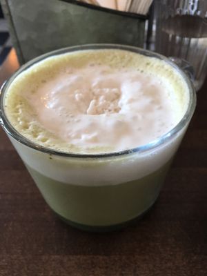 Matcha Tea at Naked Cafe in Kelowna