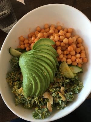 This bowl was hot!!! at Naked Cafe in Kelowna