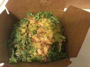 Kale Caesar Salad at Naked Cafe in Kelowna